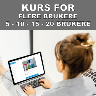 Nettkurs for flere brukere (Lisenspakker)